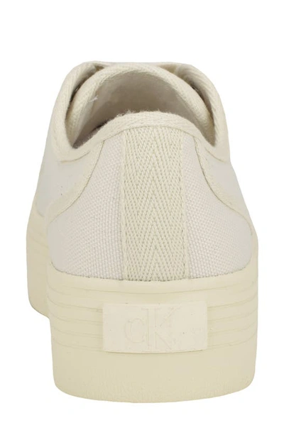Shop Calvin Klein Brinle Platform Sneaker In Ivory