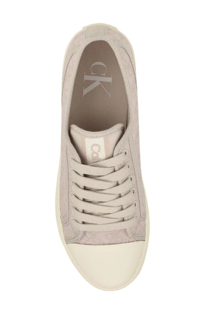 Shop Calvin Klein Brinle Platform Sneaker In Light Grey