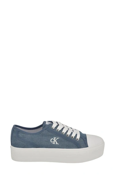 Shop Calvin Klein Brinle Platform Sneaker In Blue