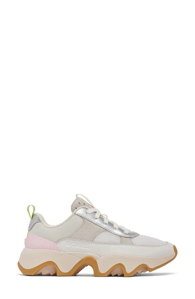 Sorel Kinetic Impact Mesh Trainer Sneakers In Sea Salt/ Gum