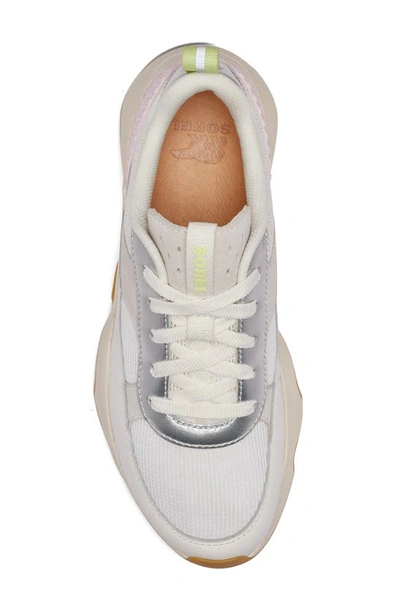 Sorel Kinetic Impact Mesh Trainer Sneakers In Sea Salt/ Gum
