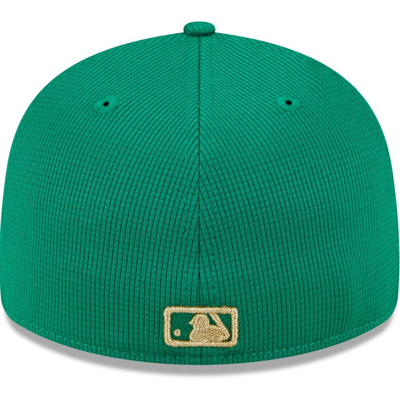 Shop New Era White/green St. Louis Cardinals 2024 St. Patrick's Day Low Profile 59fifty Fitted Hat