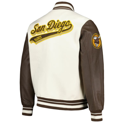 Shop Pro Standard Cream San Diego Padres Script Tail Wool Full-zip Varity Jacket