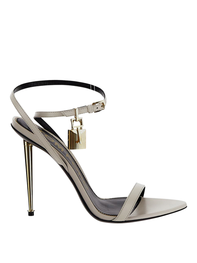 Shop Tom Ford Heeled Sandals In White