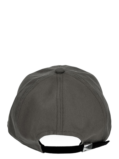 Shop Sacai X Carhartt Wip Logo Cap In Grey