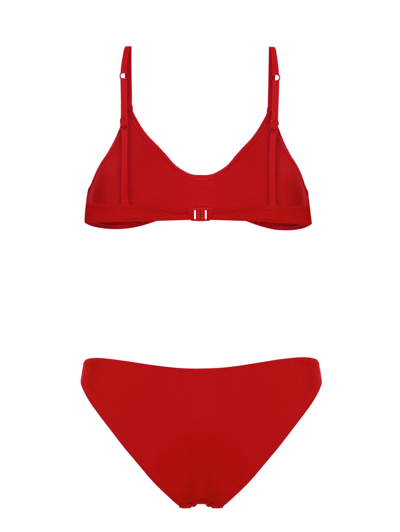 Shop Lido Quarantatre Bikini In Red