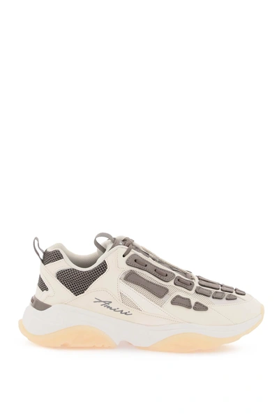 Shop Amiri Sneakers Bone In White, Grey