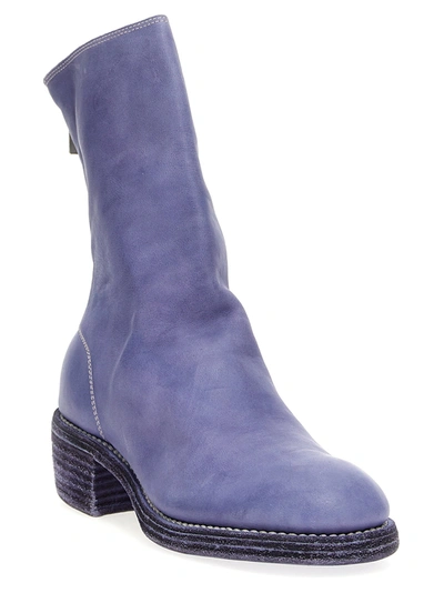 Shop Guidi 788zx Boots, Ankle Boots Purple