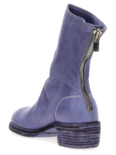 Shop Guidi 788zx Boots, Ankle Boots Purple