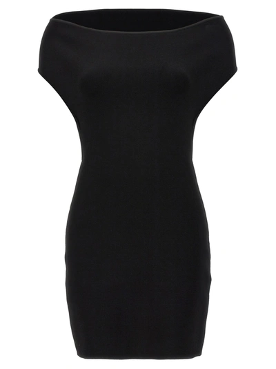 Shop Jacquemus La Robe Cubista Dresses Black