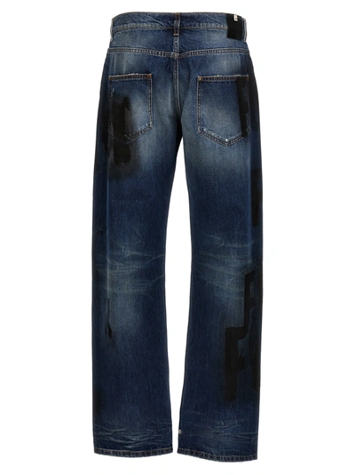 Shop 1017 Alyx 9 Sm Mark Flood Jeans Blue