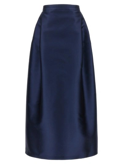 Shop Alberta Ferretti Mikado Skirts Blue
