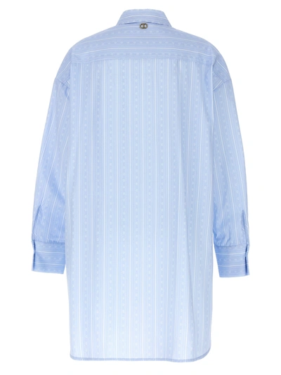 Shop Twinset Monogram Shirt, Blouse Light Blue
