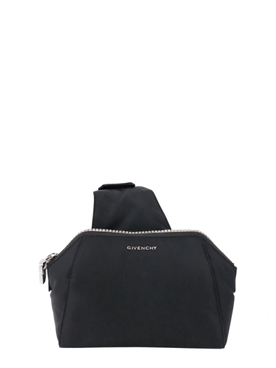 Shop Givenchy Nylon Shoulder Bag With Metal Logo
