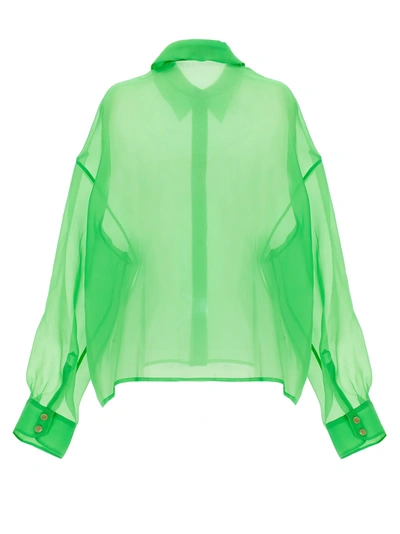 Shop A.w.a.k.e. Organdy 80s Shirt Shirt, Blouse Green