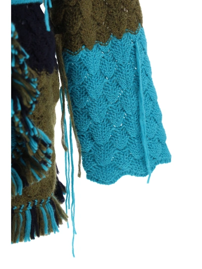 Shop Alanui Patchwk Cardigan Knit