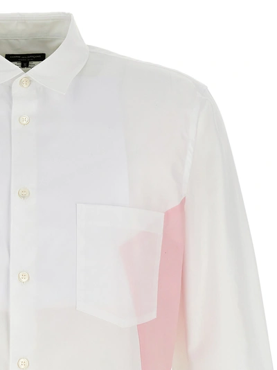 Shop Comme Des Garçons Homme Deux Patchwork Shirt Shirt, Blouse Multicolor