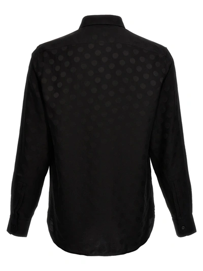 Shop Saint Laurent Polka Dot Shirt Shirt, Blouse Black