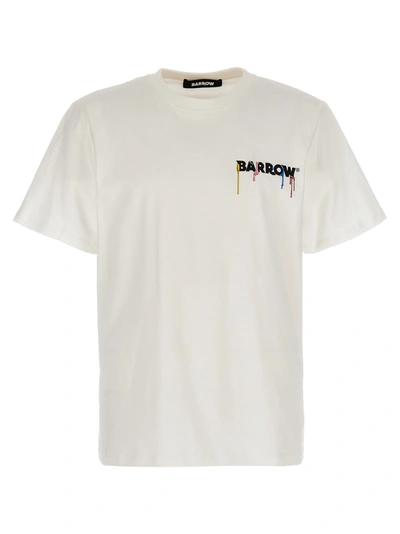 Shop Barrow Printed T-shirt White