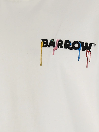 Shop Barrow Printed T-shirt White