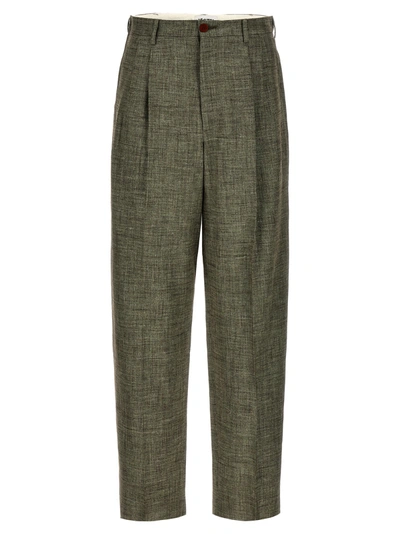 Shop Magliano Signature  Pants Gray