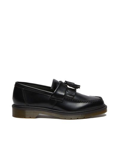Shop Dr. Martens' Adrian Smooth Loafer With Tassels In Black Polished Smooth