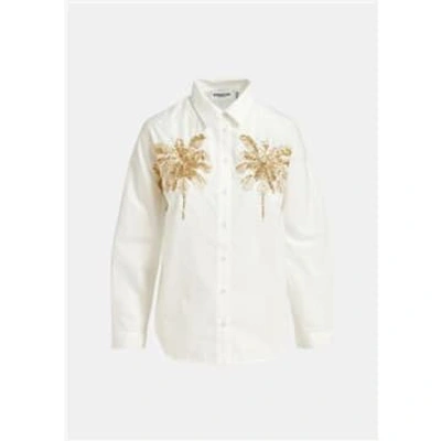 Shop Essentiel Antwerp - Fresh Shirt White With Gold