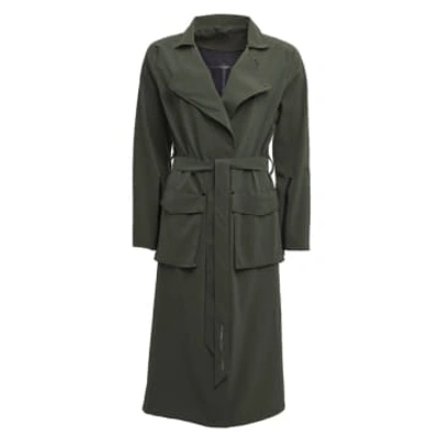 Shop Stutterheim Raincoat For Woman 3250 Suede Green