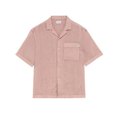 Shop Amish Shirt For Man Amu110pa220569 Grey Pink