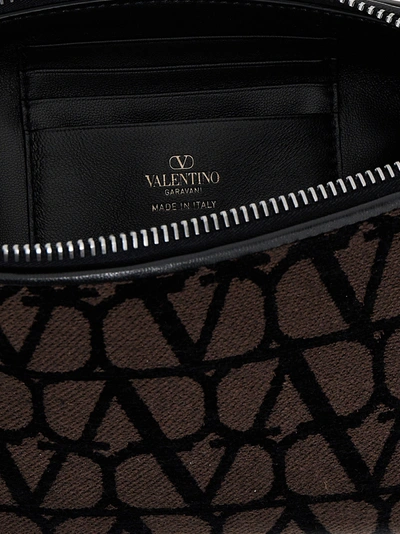 Shop Valentino Toile Iconographe Crossbody Bags Brown
