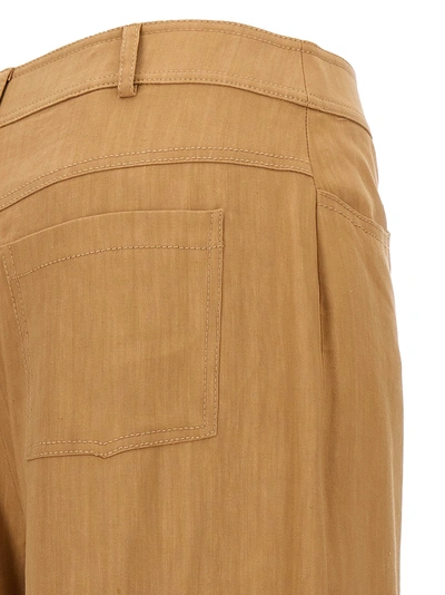 Shop Alberta Ferretti Wide Range Of Trousers Pants Beige