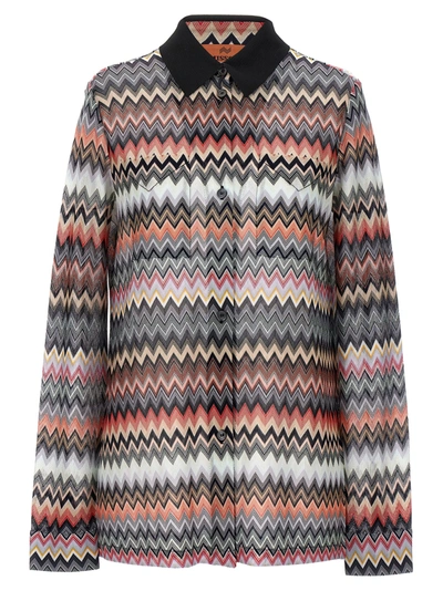 Shop Missoni Zigzag Shirt Shirt, Blouse Multicolor