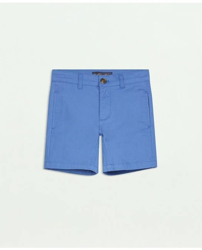 Shop Brooks Brothers Boys Twill Shorts | Blue | Size 7