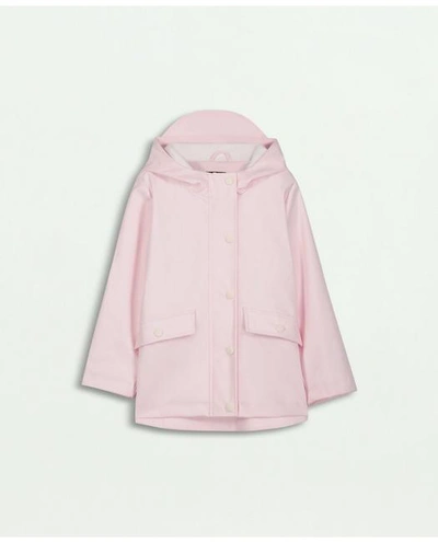Shop Brooks Brothers Girls Hooded Rain Coat | Light Pink | Size 14