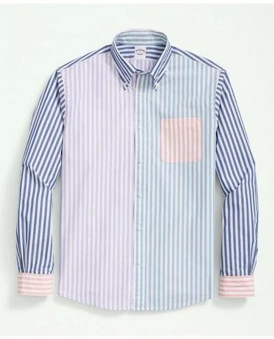 Shop Brooks Brothers Friday Shirt, Poplin Fun Stripe | Size Xl In Multicolor