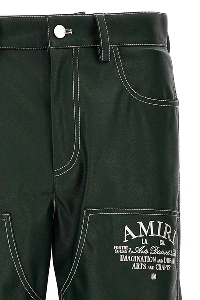 Shop Amiri Men 'carpenter' Pants In Green