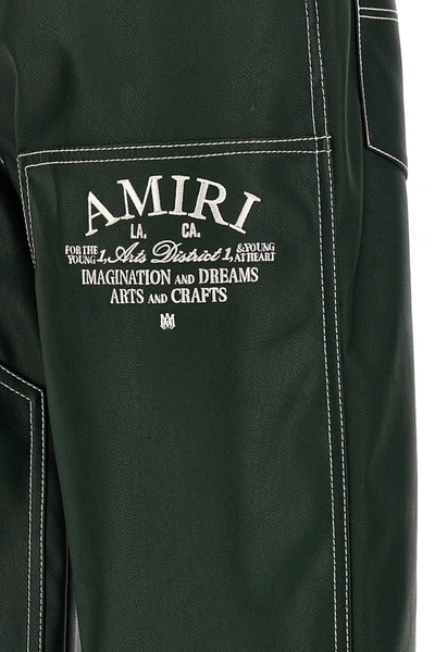 Shop Amiri Men 'carpenter' Pants In Green