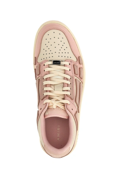 Shop Amiri Women 'skel Top Low' Sneakers In Pink