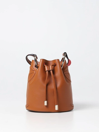Shop Christian Louboutin Mini Bag Woman Leather Woman In Brown
