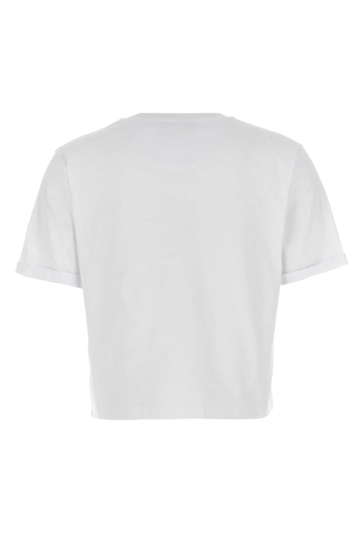 Shop Fendi Women ' Roma' T-shirt In White