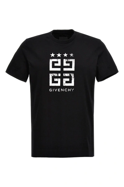 Shop Givenchy Men Logo Print T-shirt In Multicolor