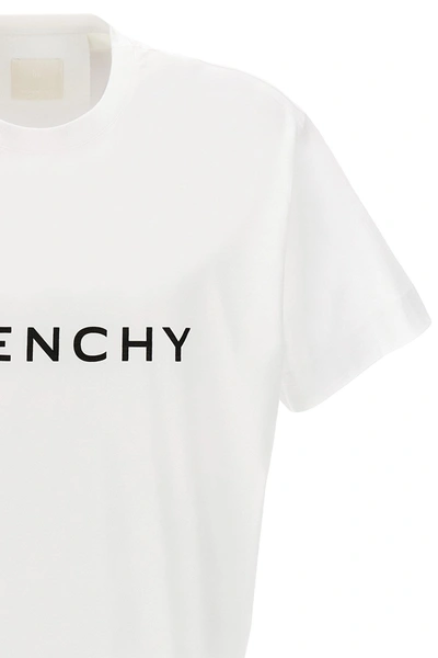 Shop Givenchy Men Logo Print T-shirt In Multicolor
