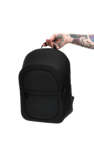 Shop Gucci Men 'gg' Backpack In Black