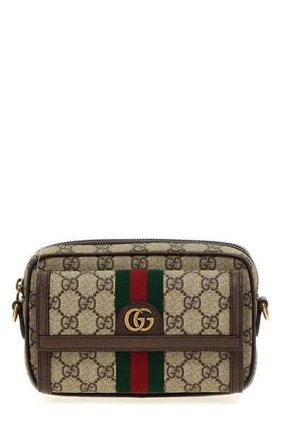 Shop Gucci Men 'mini Ophidia' Crossbody Bag In Multicolor