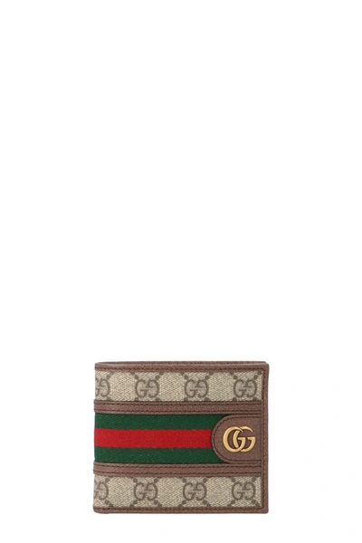 Shop Gucci Men 'ophidia Gg' Wallet In Multicolor