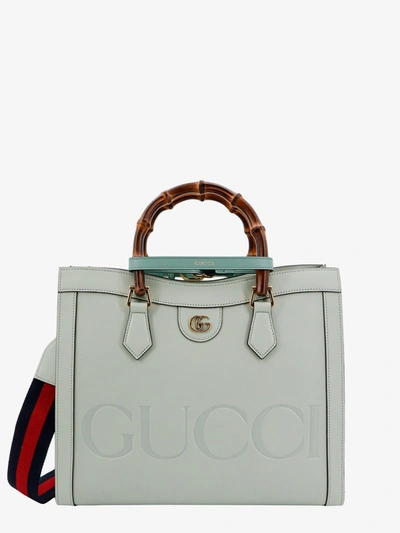 Shop Gucci Woman Diana Woman Green Handbags