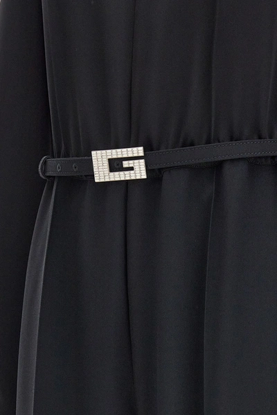 Shop Gucci Women 'g Quadro' Belt Suit In Black