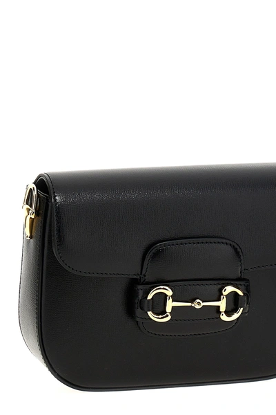Shop Gucci Women 'mini Horsebit 1955' Crossbody Bag In Black