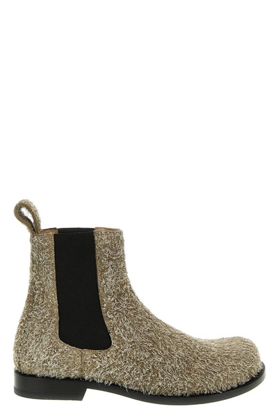 Shop Loewe Women 'campo' Ankle Boots In Green