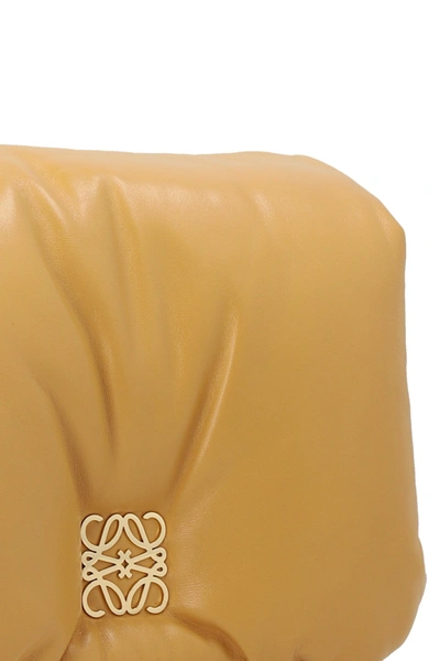 Shop Loewe Women 'goya Puffer' Crossbody Bag In Cream